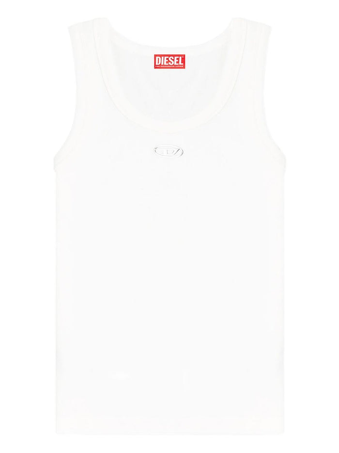 Diesel Logo Cotton Tank Top