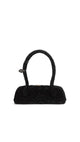Alaia Noir Leather Medium Shoulder Bag