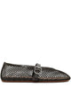Alaia Alaïa Fishnet Ballet Flats
