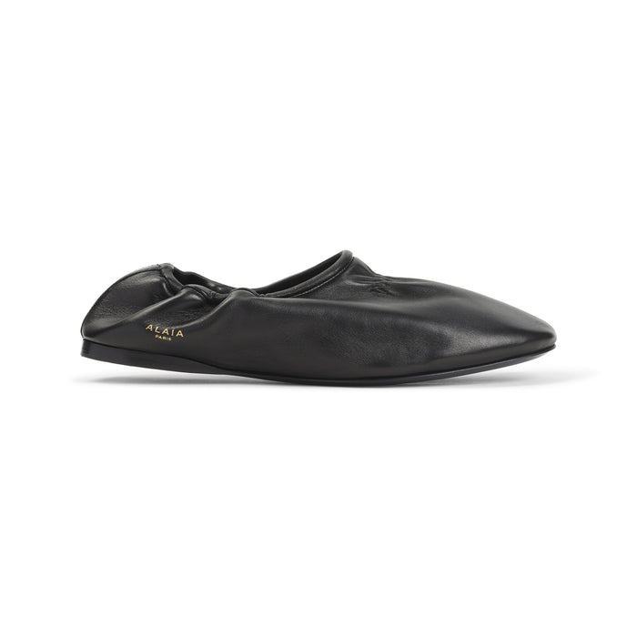 Alaia Black Lamb Leather Sandals