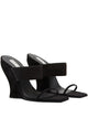 Alaia Black Suede Sandal With 11Cm Heel