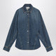 Alaia Rounded Blue Denim Shirt