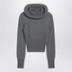 Alaia Gray Wool Hoodie