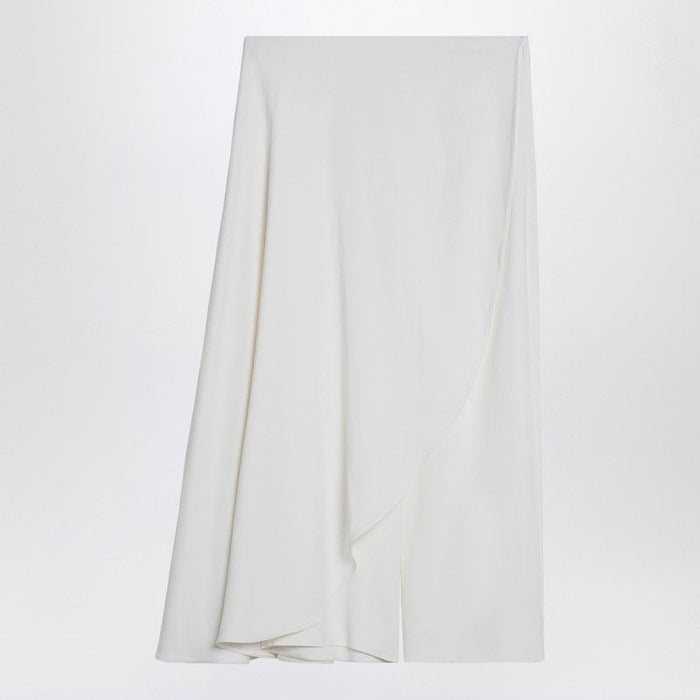Alaia White Asymmetrical Trouser Skirt