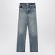 Alaia Straightleg Denim Jeans In Dirty Wash Cotton