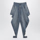Alaia Dé Lavé Panel Jeans In Raw Denim Blue