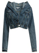 Alaia Denim Jacket With Hood