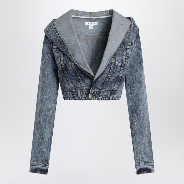 Alaia Denim Hooded Jacket