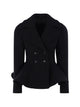 Alaia Double-Breasted Peplum Jacket