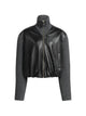 Alaia Zip Funnel-Neck Jacket