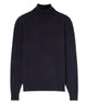 Lardini Navy Blue Virgin Wool Sweater