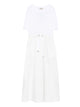 Herno Polyester Drawstring-Waist Midi Dress