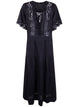 Seventy Ramie Embroidered Dress