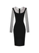 Elisabetta Franchi Elisabetta Franchi Cut-Out Sheer Midi Dress