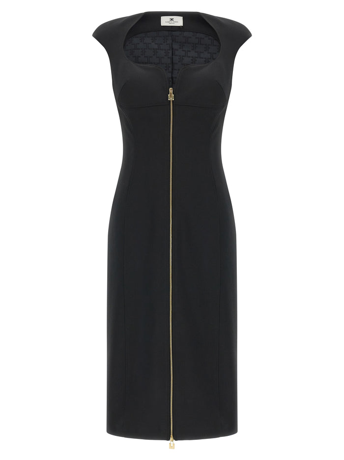 Elisabetta Franchi Heart-Shaped Neckline Dress