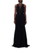 Elisabetta Franchi Black Silk Dress