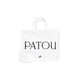 Patou White Canvas Small Tote Patou Shopping Bag