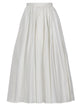 Self-Portrait White Cotton Skirt