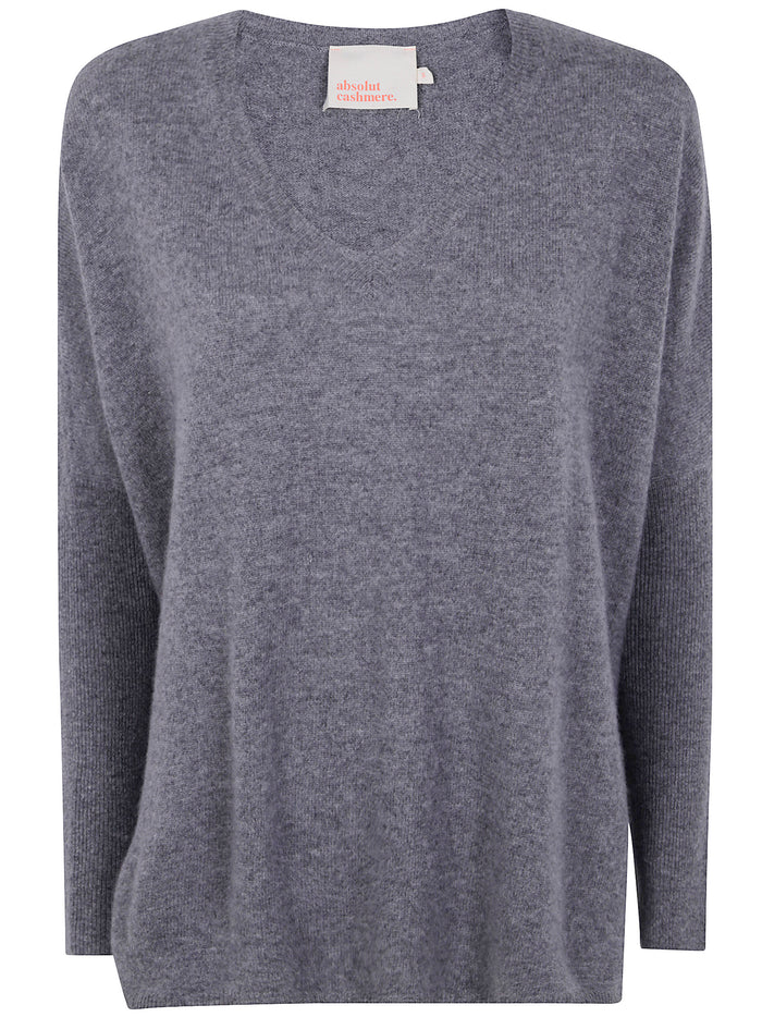 Absolut Cashmere "Camille" V Neck Oversized Sweater