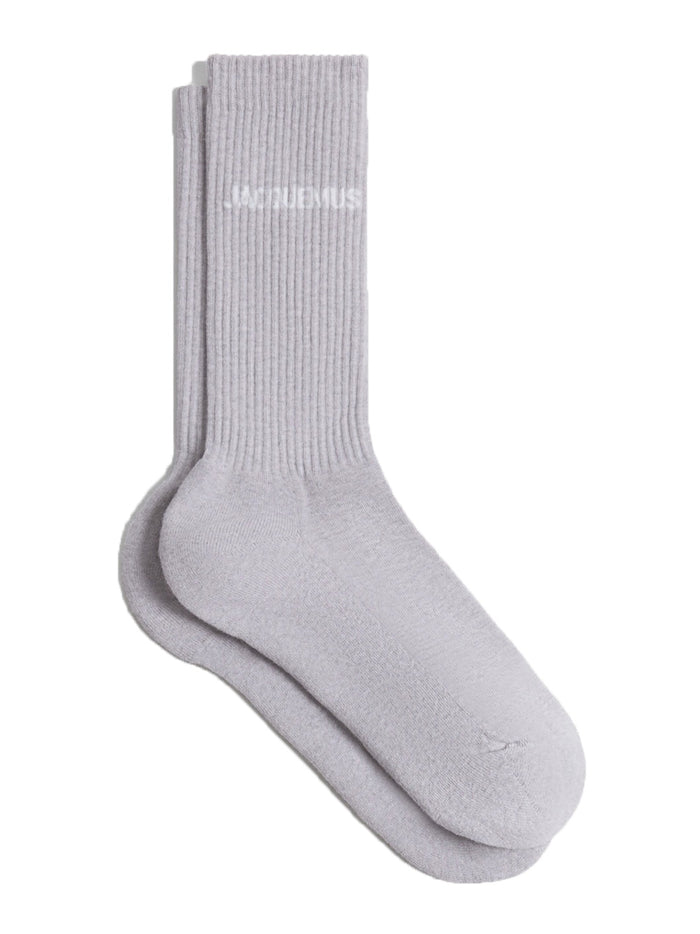 Jacquemus Ribbed Socks With Embroidered Logo