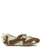 Acne Studios Brown Calf Leather Lamb Leather Sneakers
