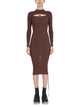 Andreadamo Dress With Cut Out Detail