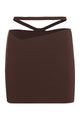 Andreadamo Knitted Mini Skirt
