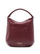 Liu Jo Burgundy Calf Leather Stud Embellishment Bag