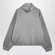 Acne Studios Mélange Gray Fleece Sweatshirt With Logo