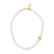 Casablanca Lotus Pearl Necklace - - Pearls - White