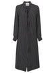 Crida Milano Polka Dot Silk Midi Dress