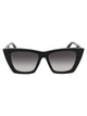 Alexander Mcqueen Black Black Grey Acetate Sunglasses