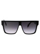 Alexander Mcqueen Black Black Grey Acetate Sunglasses