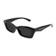 Alexander Mcqueen Injectate Black Sunglasses