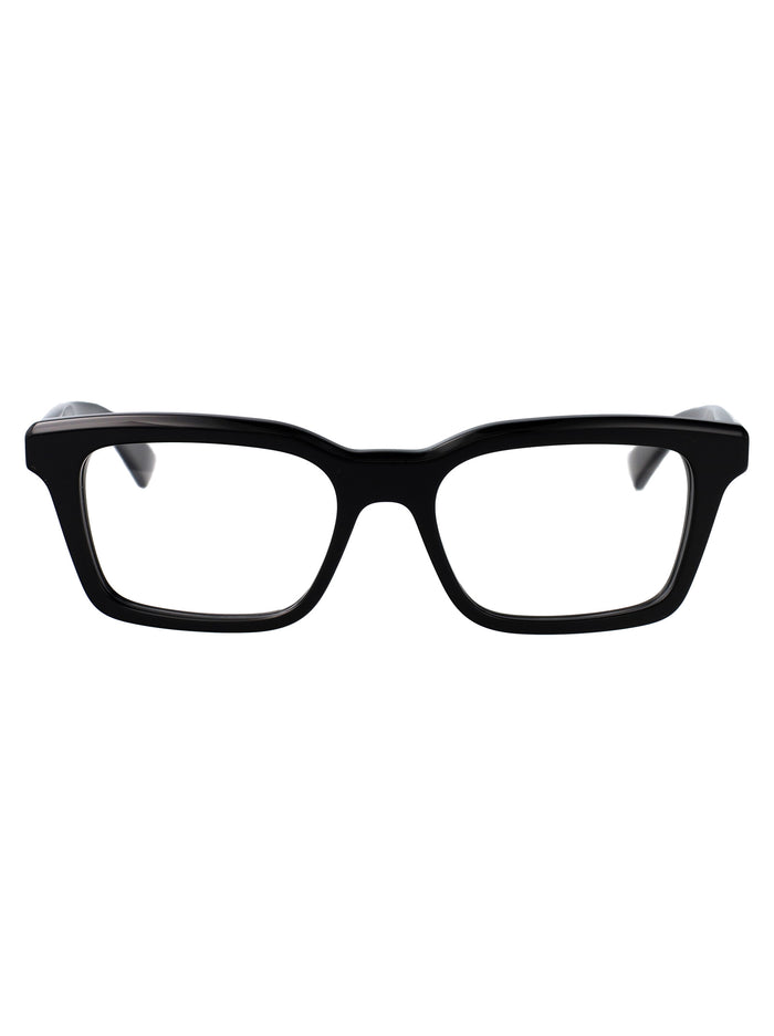 Alexander Mcqueen Black-Black-Transparent Injectate Glasses