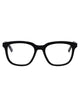 Alexander Mcqueen Black-Black-Transparent Recycled Acetate Glasses