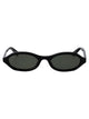 Alexander Mcqueen Black-Black-Grey Acetate Sunglasses