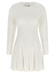 Elisabetta Franchi Knitted Pleated Dress