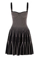 Elisabetta Franchi Two-Colour Knitted Dress