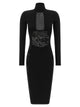 Elisabetta Franchi Knitted And Lace Dress