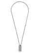 Werkstatt:munchen Silver Necklace With Pendant