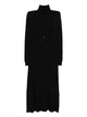Elisabetta Franchi Wool Blend Dress With High Neck