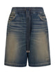 Amiri Denim Shorts With Drawstring