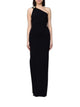 Elisabetta Franchi Black Milano Stitch Viscose Long Dress