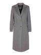 Tagliatore Grey Amanda Coat With Frontal Buttons Closure