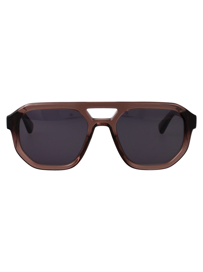 Mykita C204-Maroon/Shiny Silver Acetate Sunglasses