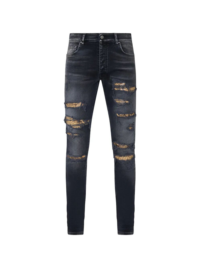 Amiri "Snake Thrasher" Skinny Jeans
