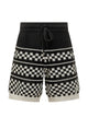Amiri Checkered Mesh Short