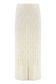 Le Kasha Openwork-Knit Skirt