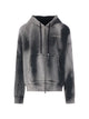 Amiri Distressed Logo Hoodie